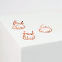 Thumbnail for Personalized Double Name Ring