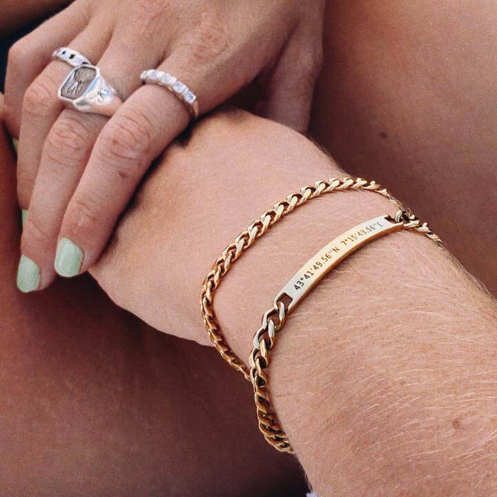 Custom Couple Bracelet