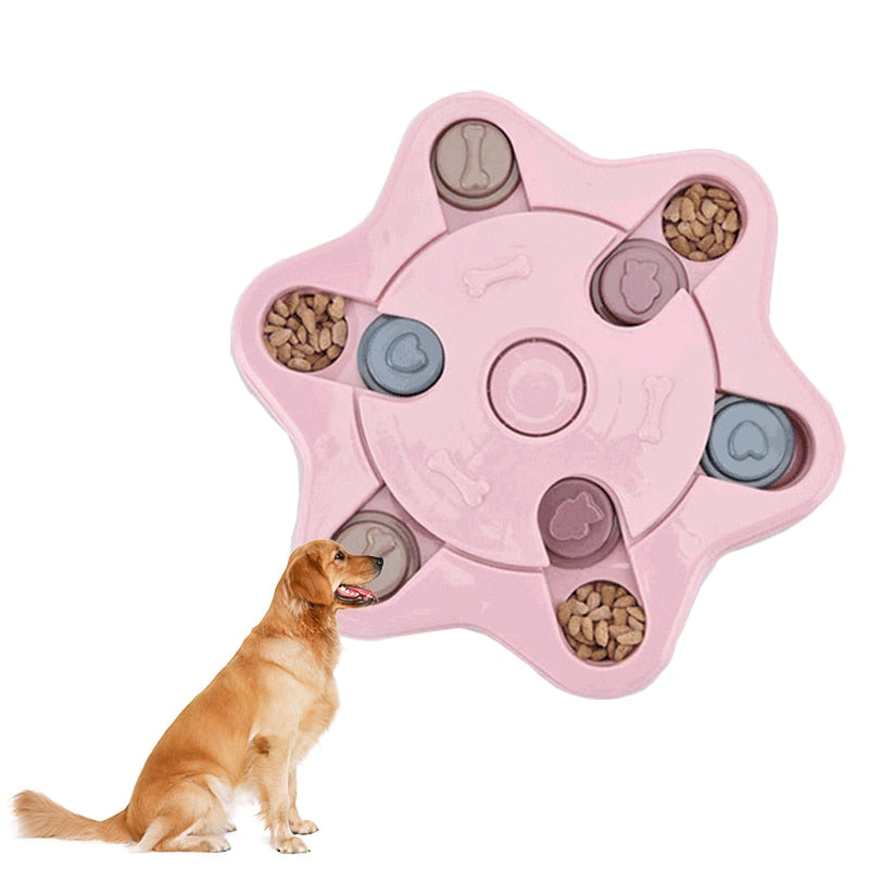 Dog Puzzle Interactive Treat Bowl