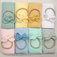 Thumbnail for Swaddle and Matching Bow