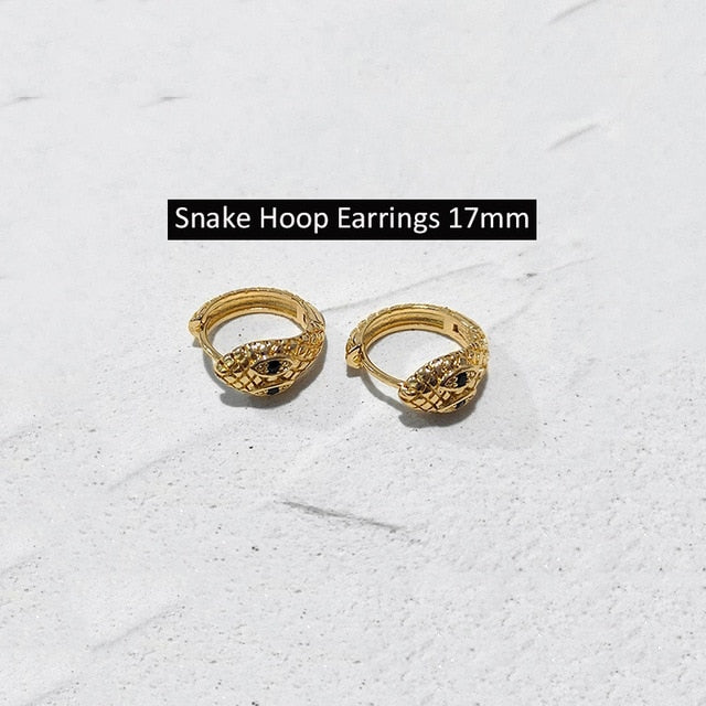 Twist Gold Hoop Earrings