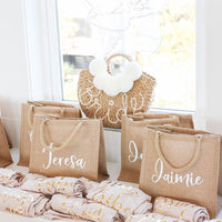 Thumbnail for Personalized Burlap Tote