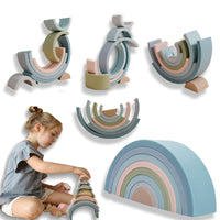 Thumbnail for Montessori Stacking Rainbow