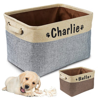 Thumbnail for Personalized Dog Toy Basket