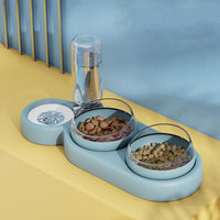Thumbnail for Pet Bowl Feeder with Water Dispenser