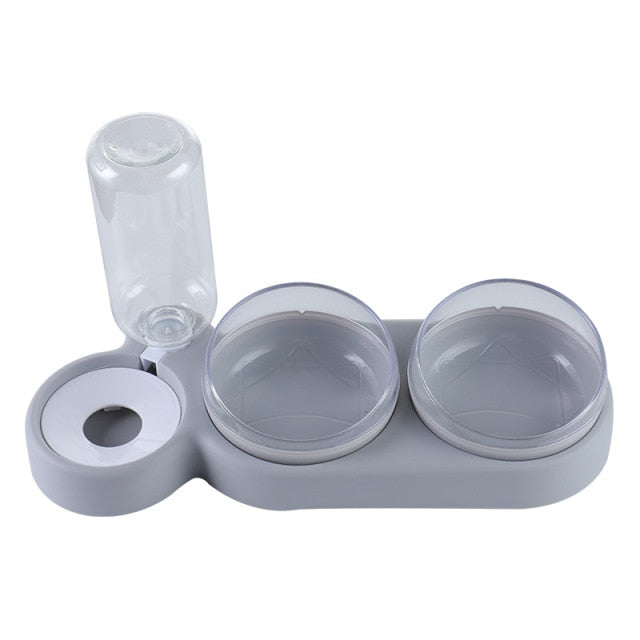 Pet Bowl Feeder with Water Dispenser