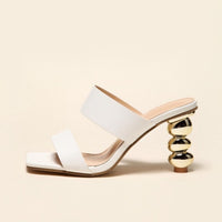 Thumbnail for Trendy White Heels