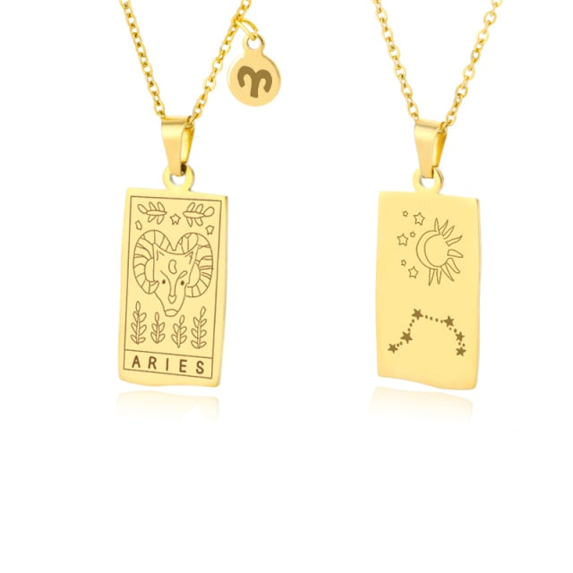 Gold Filled Zodiac Pendant