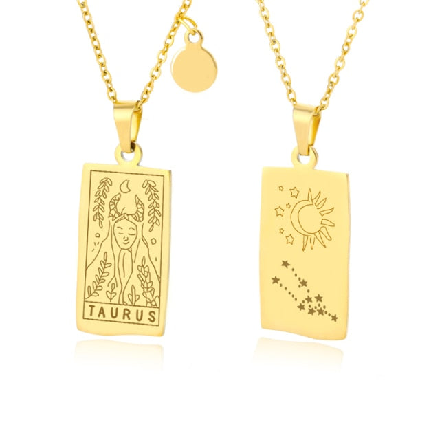 Gold Filled Zodiac Pendant