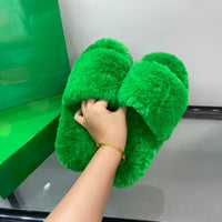 Thumbnail for Trendy Fuzzy Slippers