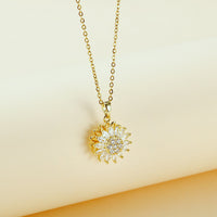 Thumbnail for Rotating Sunflower Necklace